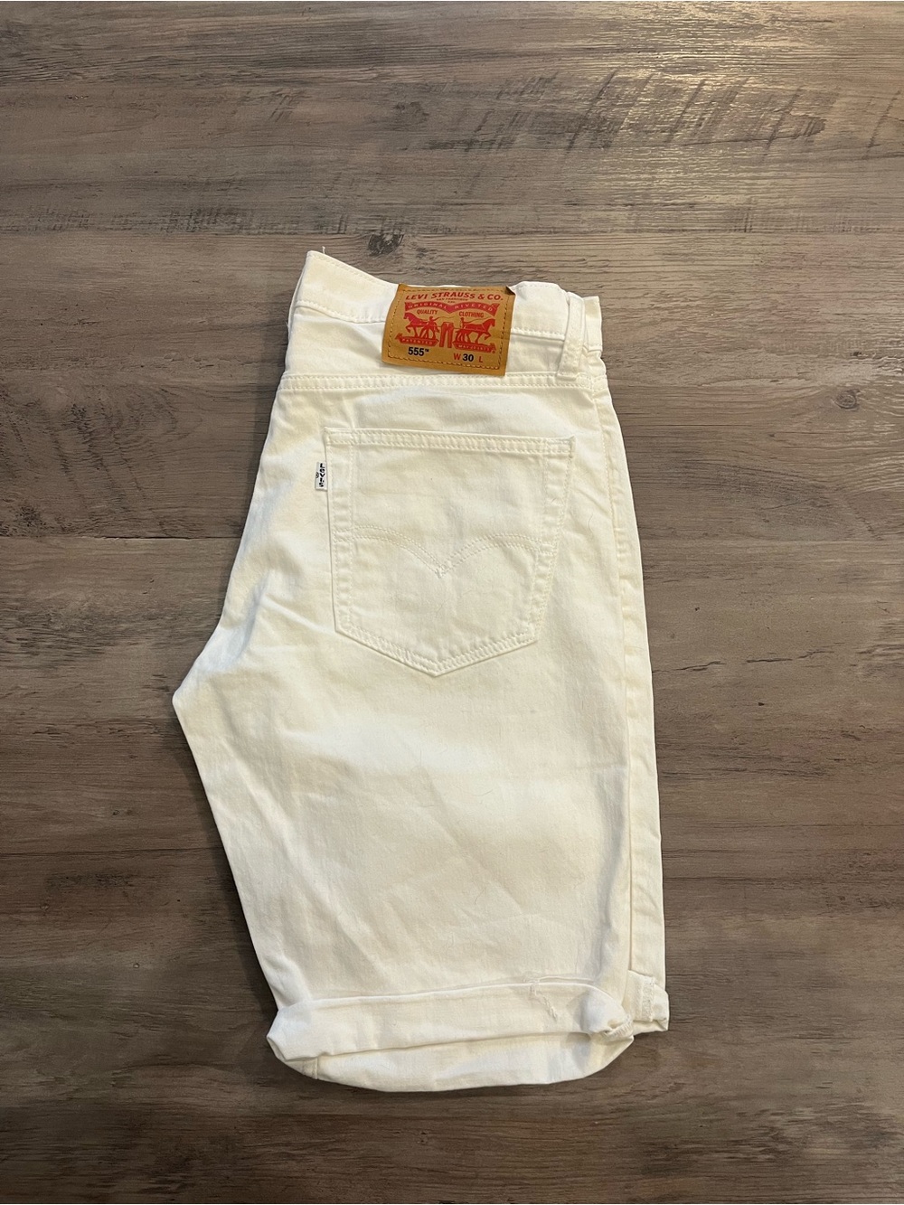 Levi's White Slim Straight Men's Jeans